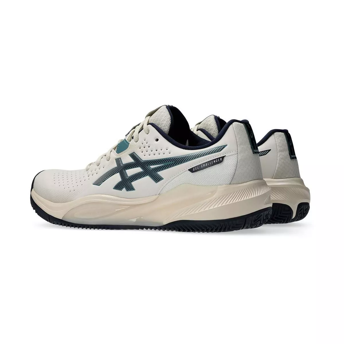 Chaussures Asics Gel Challenger 15 terre battue Beige / Bleu nuit