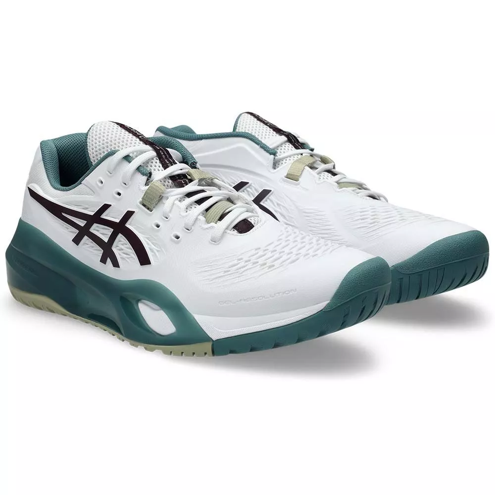 Chaussures Asics Gel Resolution X Blanc / Vert