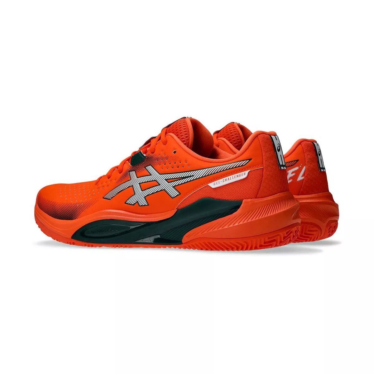 Chaussures Asics Gel Challenger 15 Padel Orange / Vert