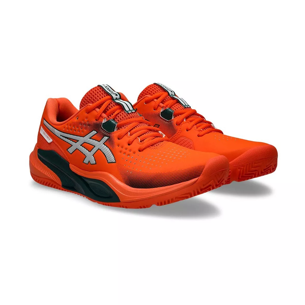 Chaussures Asics Gel Challenger 15 Padel Orange / Vert
