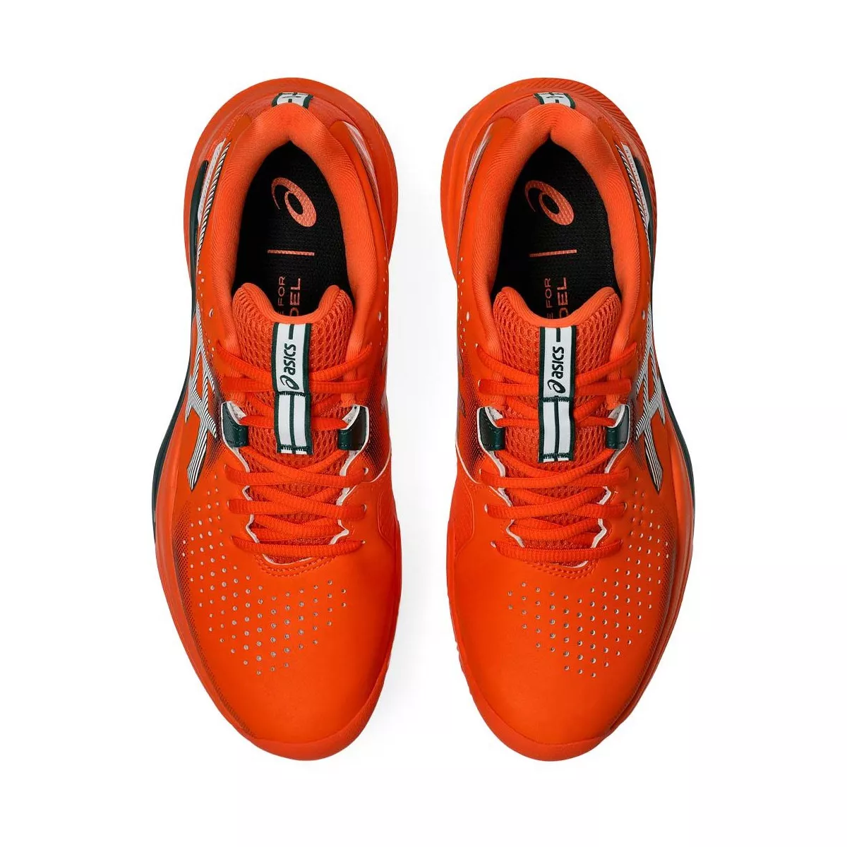 Chaussures Asics Gel Challenger 15 Padel Orange / Vert