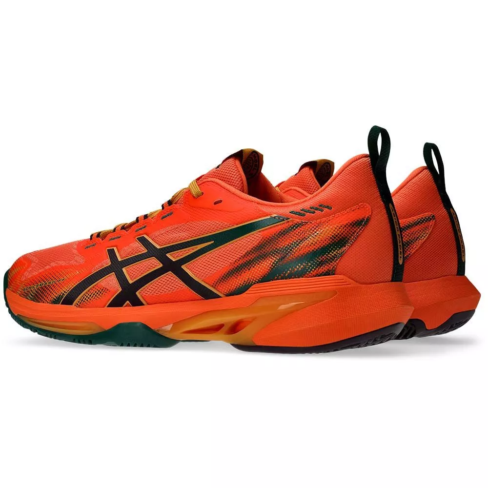 Chaussures Asics Sonicsmash FF Padel Orange / Vert