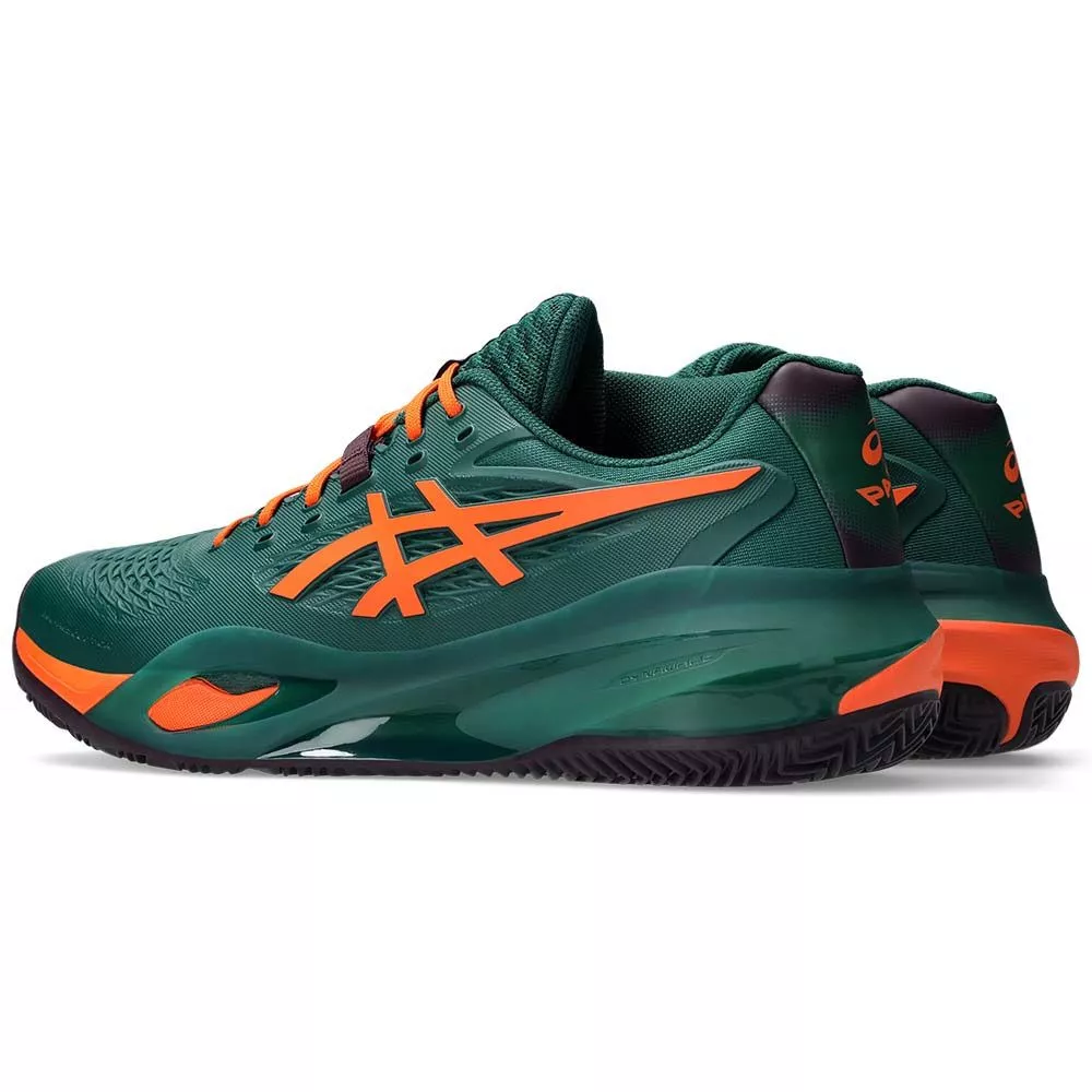 Chaussures Asics Gel Resolution X Padel Vert / Orange