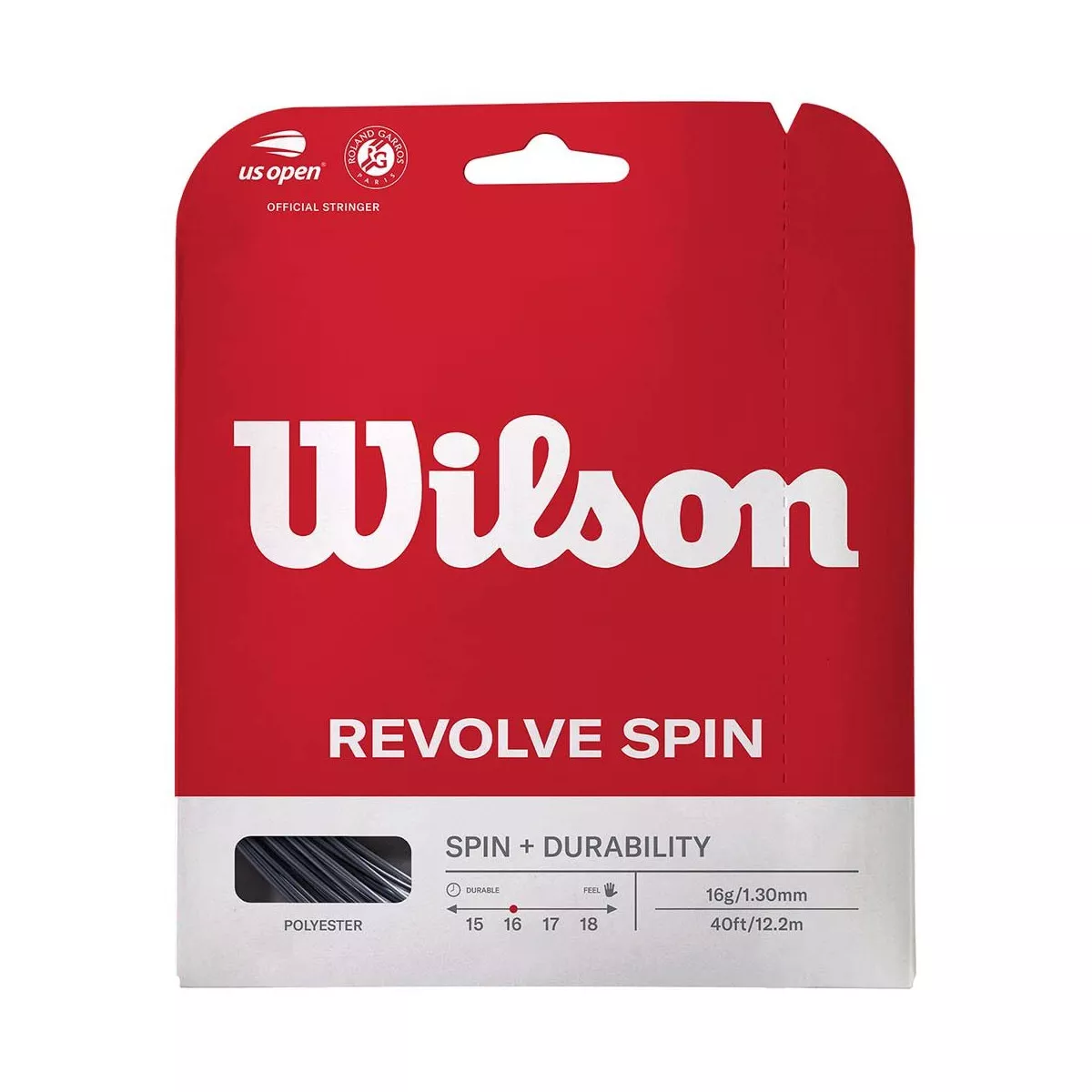 Cordage Wilson Revolve Spin Gris 12m
