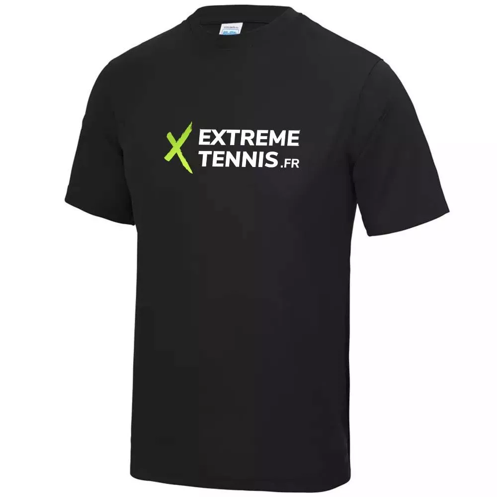 T-Shirt Extreme Tennis Noir