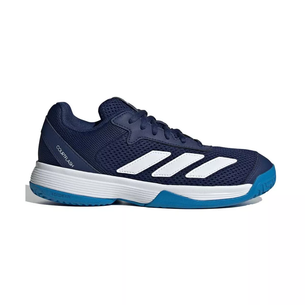 Chaussures Adidas Courtflash Junior Bleu fonc&eacute;