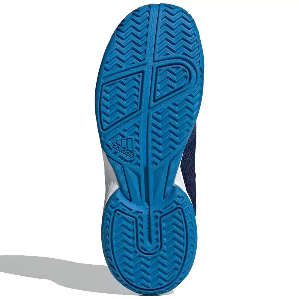 Chaussures Adidas Courtflash Junior Bleu fonc&eacute;