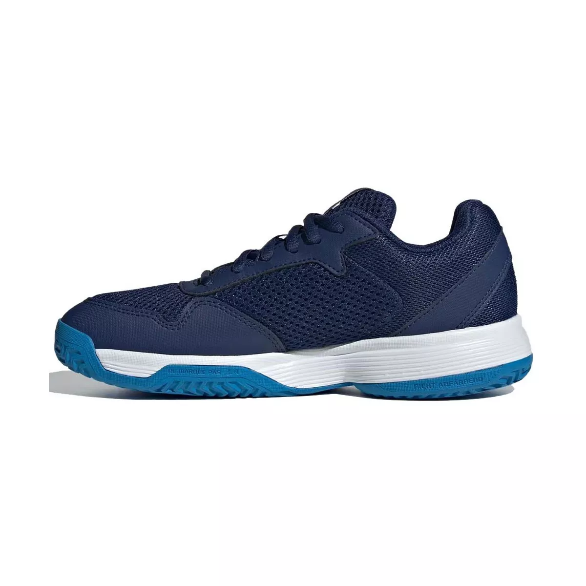 Chaussures Adidas Courtflash Junior Bleu fonc&eacute;