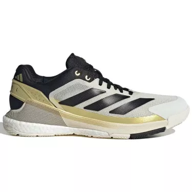 Chaussures Adidas Crazyquick Boost Padel Blanc / Noir / Or