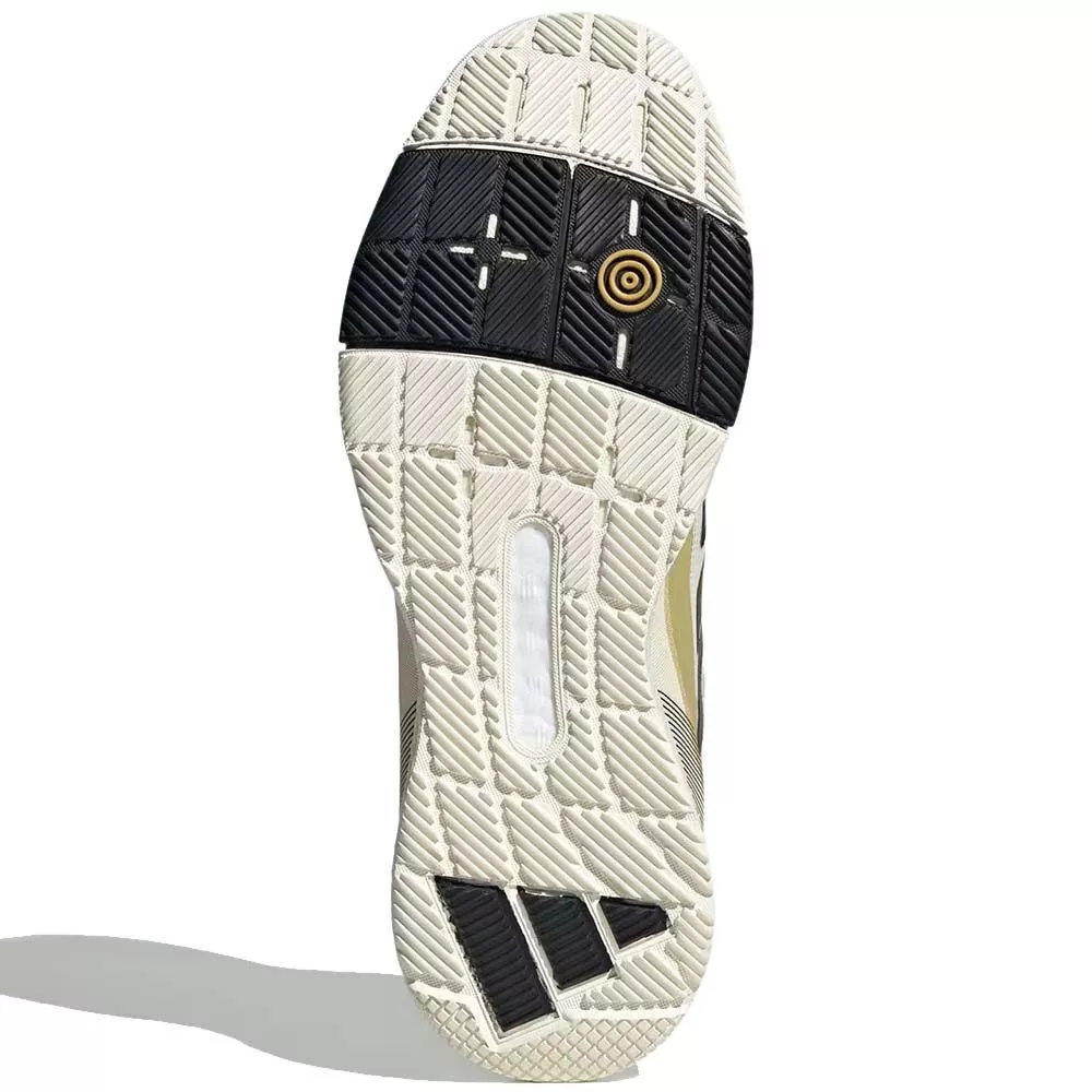Chaussures Adidas Crazyquick Boost Padel Blanc / Noir / Or