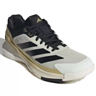 Chaussures Adidas Crazyquick Boost Padel Blanc / Noir / Or