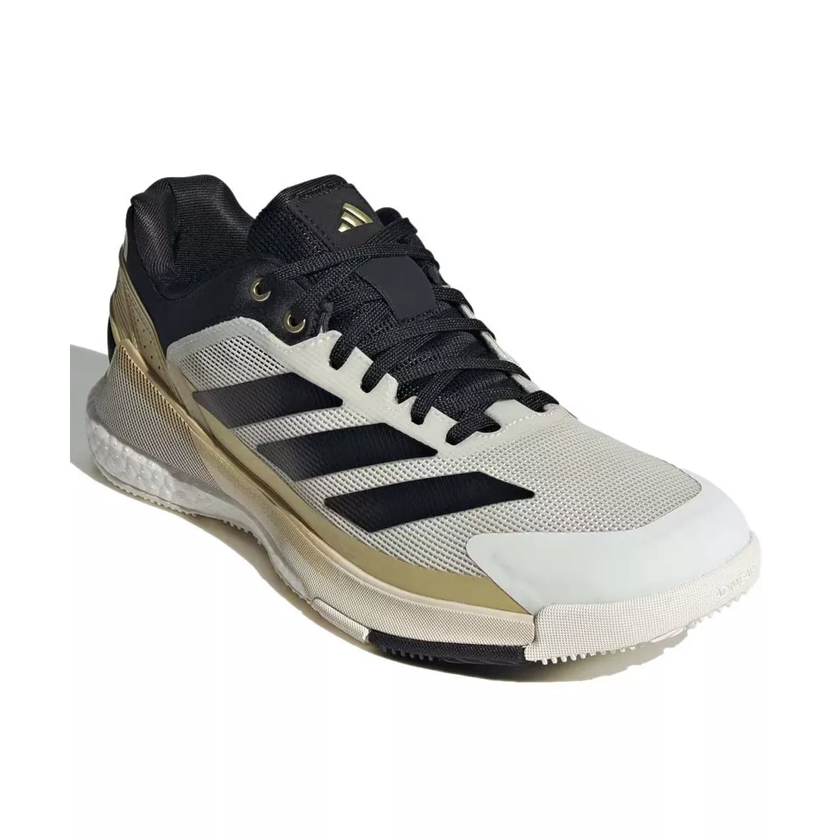 Chaussures Adidas Crazyquick Boost Padel Blanc / Noir / Or