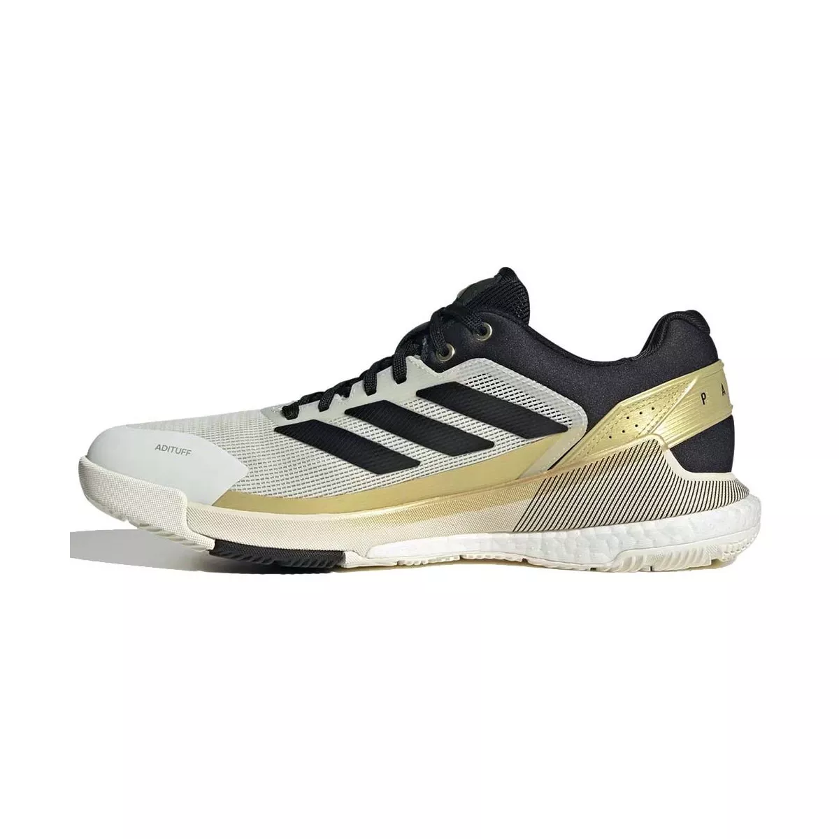 Chaussures Adidas Crazyquick Boost Padel Blanc / Noir / Or
