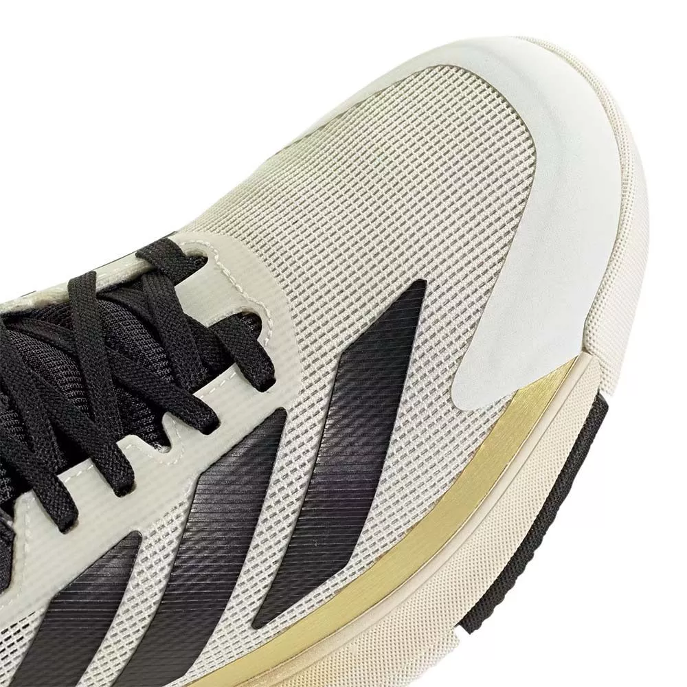 Chaussures Adidas Crazyquick Boost Padel Blanc / Noir / Or