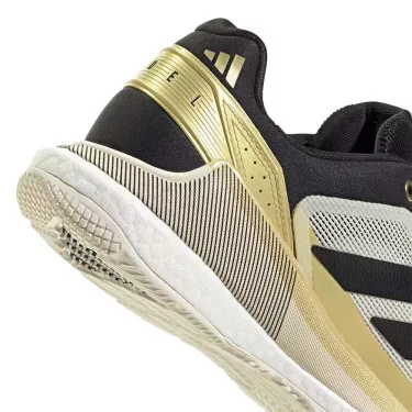 Chaussures Adidas Crazyquick Boost Padel Blanc / Noir / Or