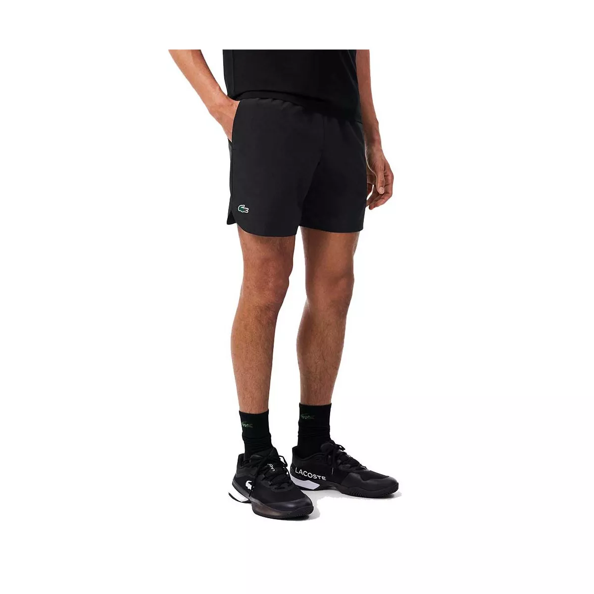 Short Lacoste Tennis x Novak Djokovic On Court Noir