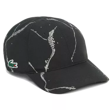 Casquette Lacoste Tennis R&eacute;fl&eacute;chissante Noir