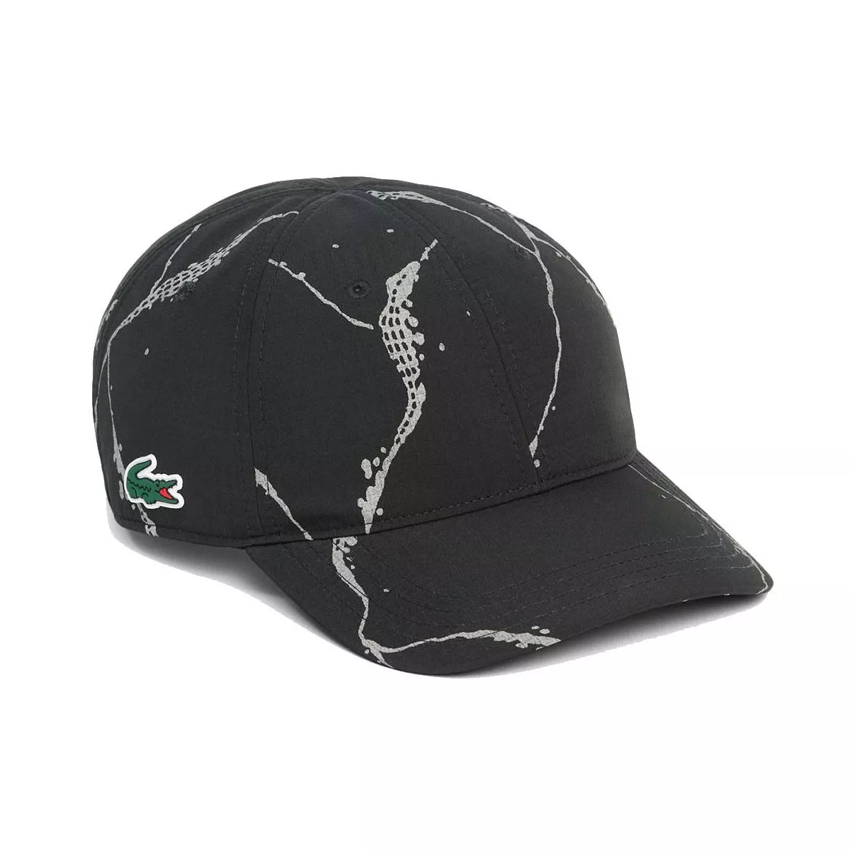 Casquette Lacoste Tennis R&eacute;fl&eacute;chissante Noir