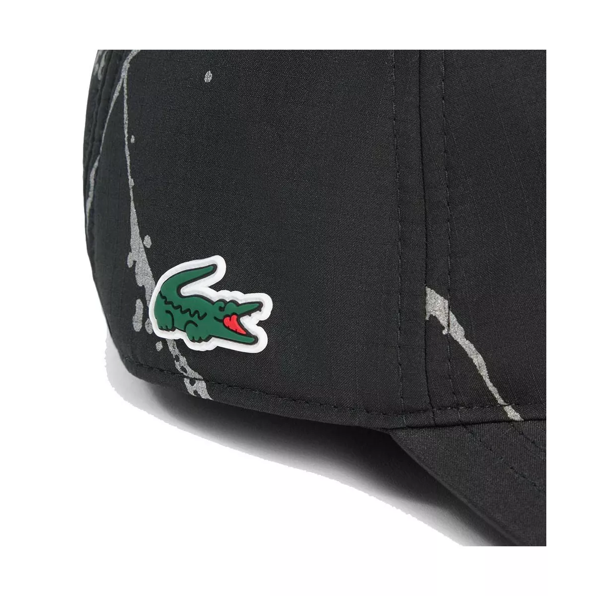 Casquette Lacoste Tennis R&eacute;fl&eacute;chissante Noir