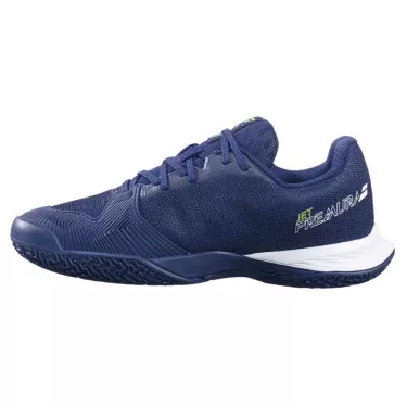 Chaussures Babolat Jet Premura 2 Junior Bleu Fonc&eacute; / Vert Flash