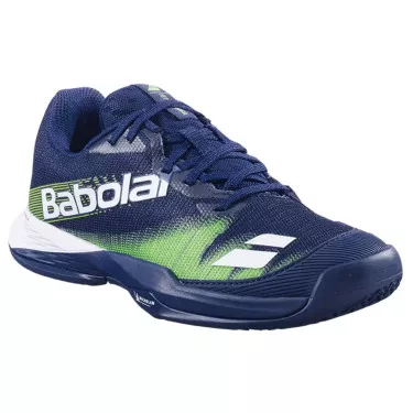 Chaussures Babolat Jet Premura 2 Junior Bleu Fonc&eacute; / Vert Flash