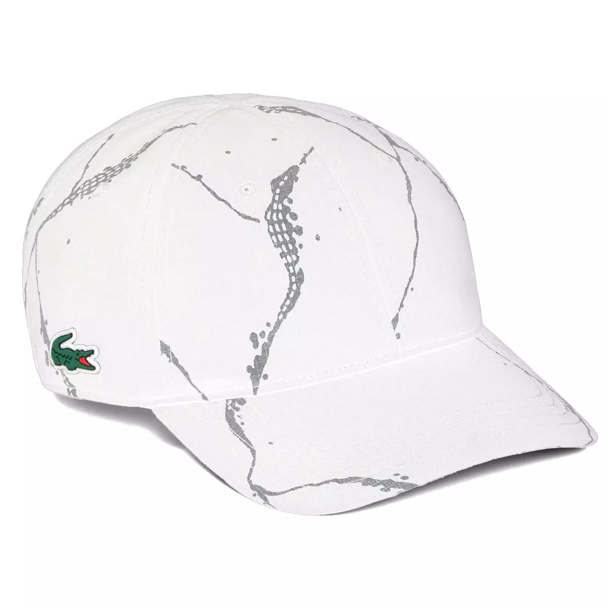 Casquette Lacoste Tennis R&eacute;fl&eacute;chissante Blanc