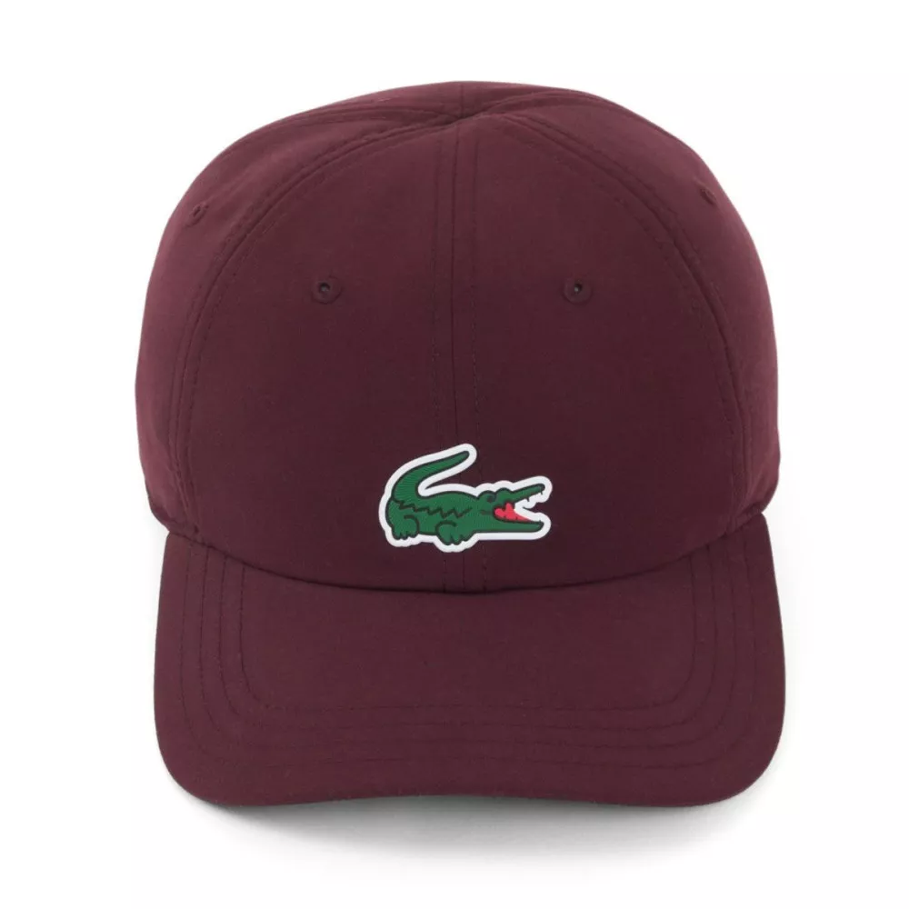 Casquette Lacoste Tennis x Novak Djokovic Marron ch&acirc;taigne