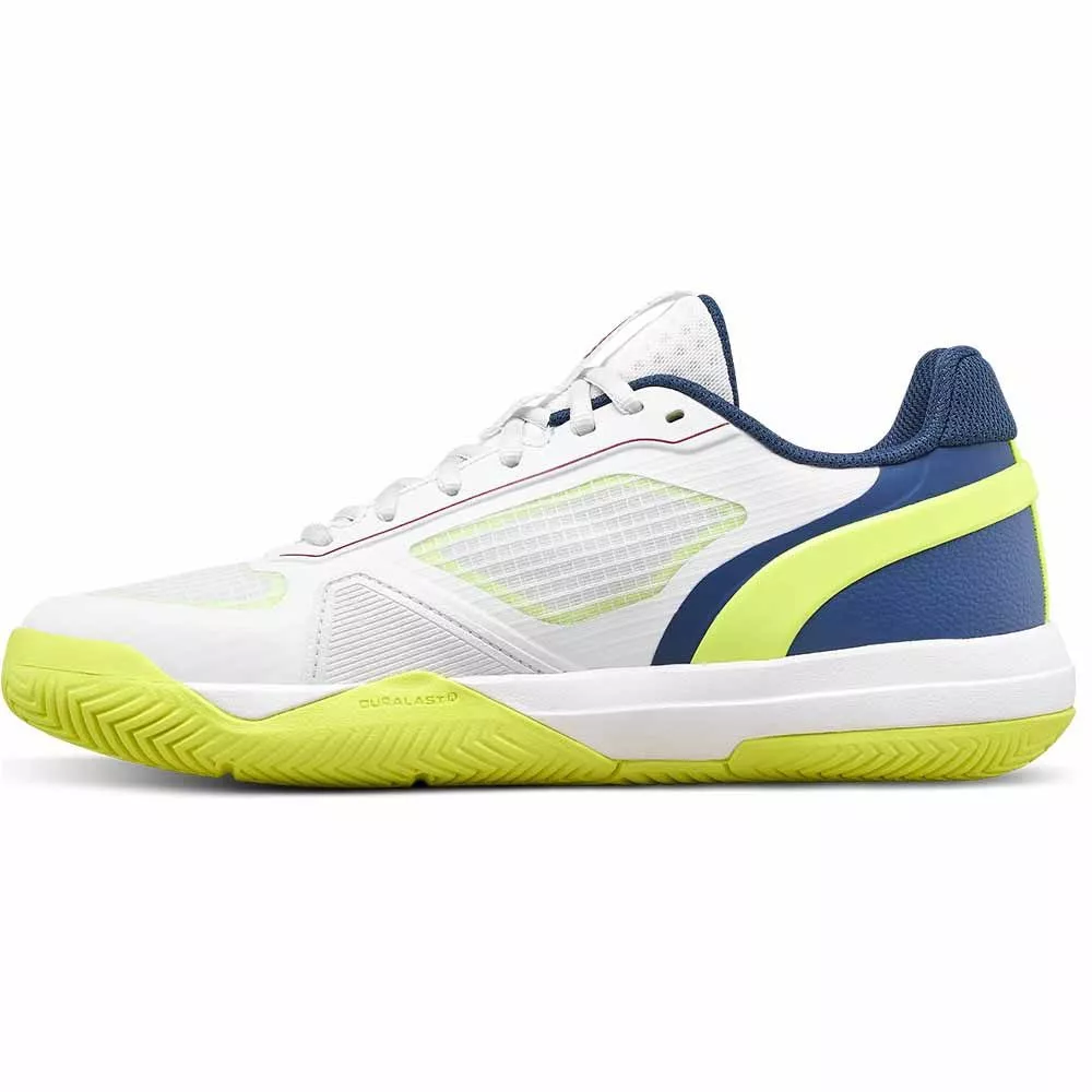 Chaussures Wilson Rush Pro 5 Junior Blanc / Bleu / Jaune