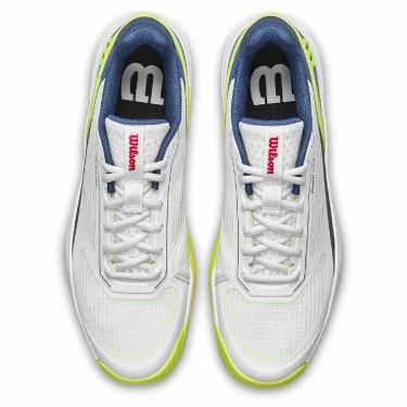 Chaussures Wilson Rush Pro 5 Junior Blanc / Bleu / Jaune