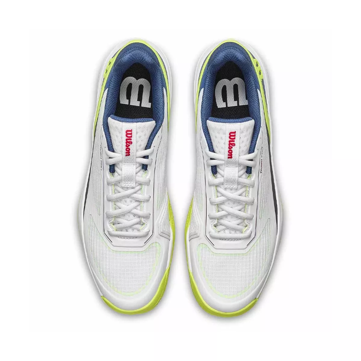 Chaussures Wilson Rush Pro 5 Junior Blanc / Bleu / Jaune
