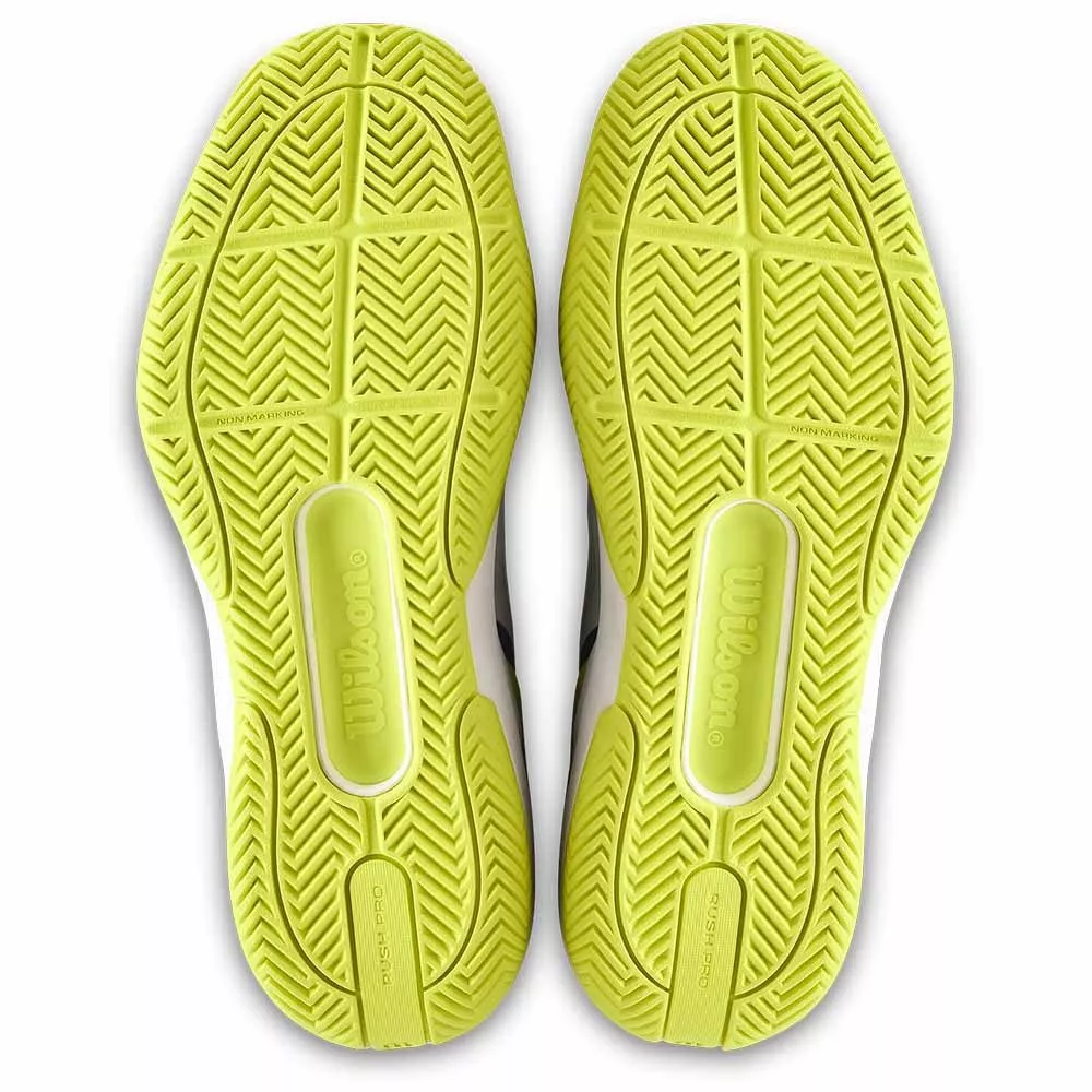 Chaussures Wilson Rush Pro 5 Junior Blanc / Bleu / Jaune
