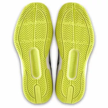 Chaussures Wilson Rush Pro 5 Junior Blanc / Bleu / Jaune