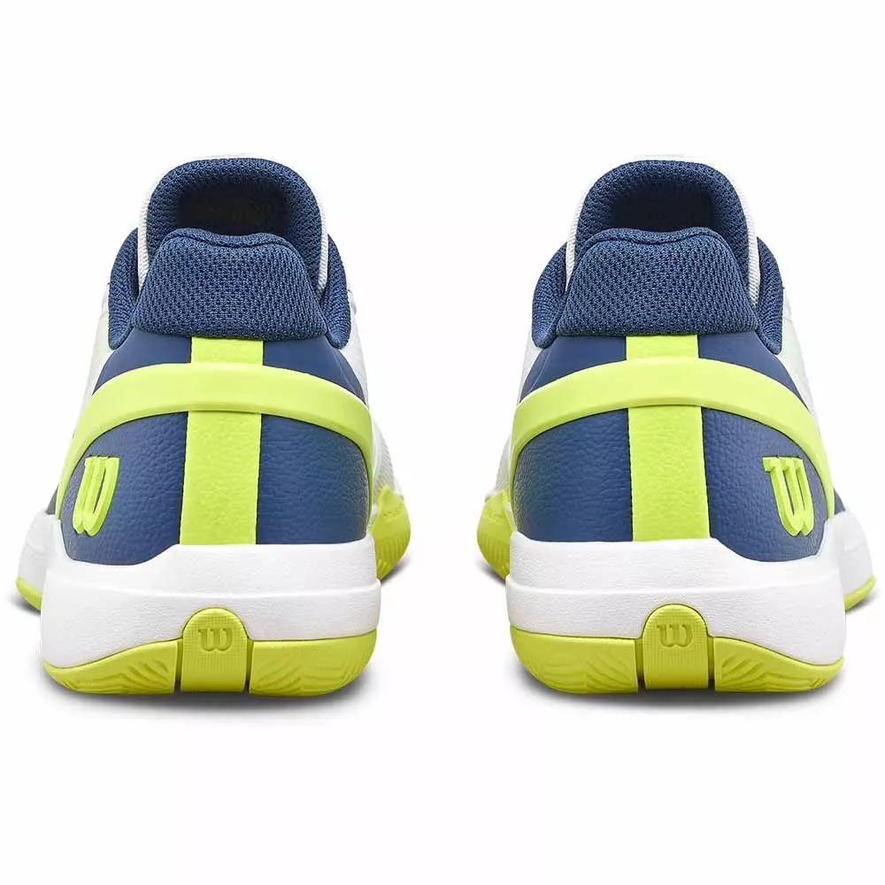 Chaussures Wilson Rush Pro 5 Junior Blanc / Bleu / Jaune