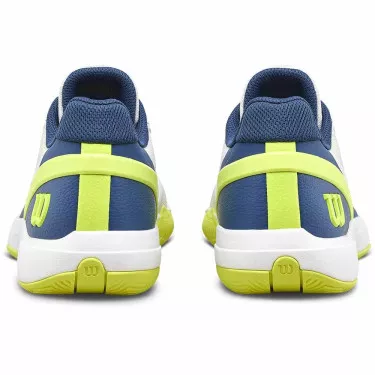 Chaussures Wilson Rush Pro 5 Junior Blanc / Bleu / Jaune