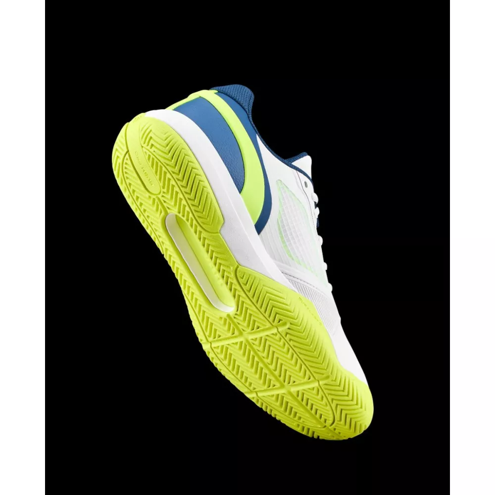 Chaussures Wilson Rush Pro 5 Junior Blanc / Bleu / Jaune
