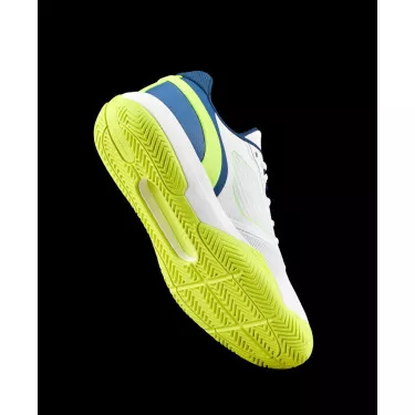 Chaussures Wilson Rush Pro 5 Junior Blanc / Bleu / Jaune