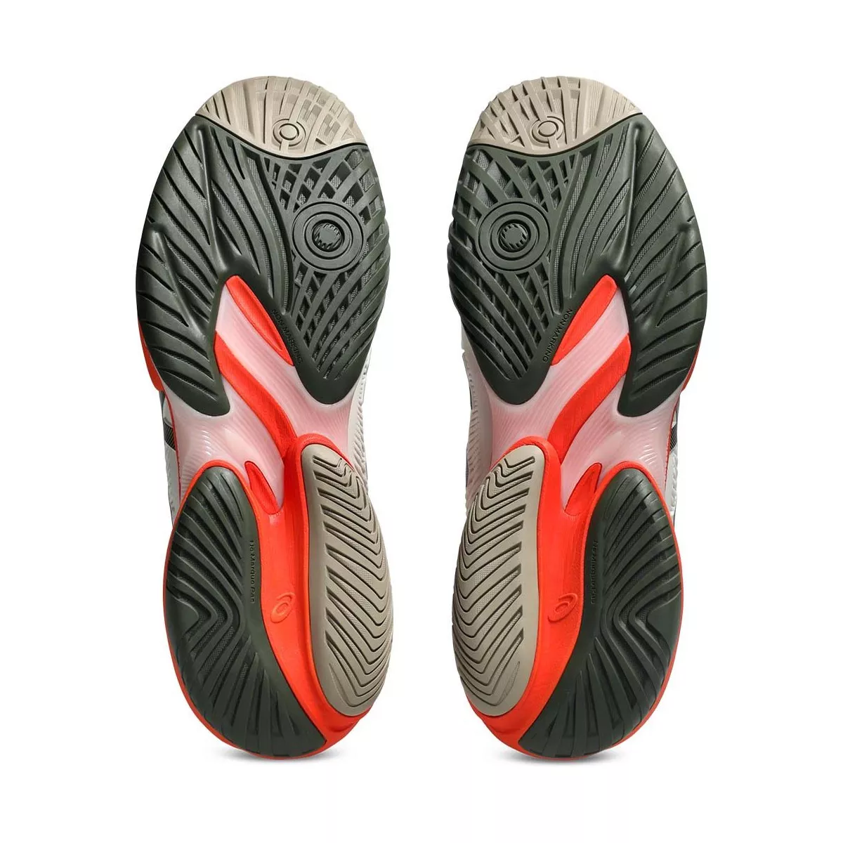 Chaussures Asics Gel Court FF 3 Blanc / Orange