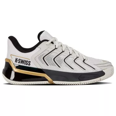 Chaussures K-Swiss Ultrashot 4 Terre battue Blanc / Noir / Or