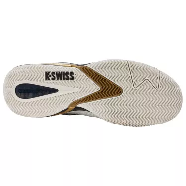 Chaussures K-Swiss Ultrashot 4 Terre battue Blanc / Noir / Or