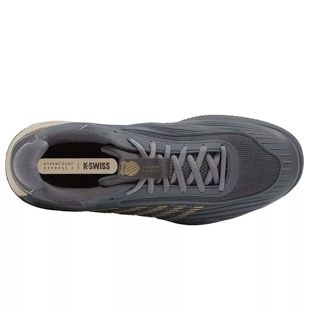 Chaussures K-Swiss Hypercourt Express 3 Terre battue Gris / Kaki