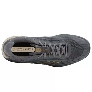 Chaussures K-Swiss Hypercourt Express 3 Terre battue Gris / Kaki