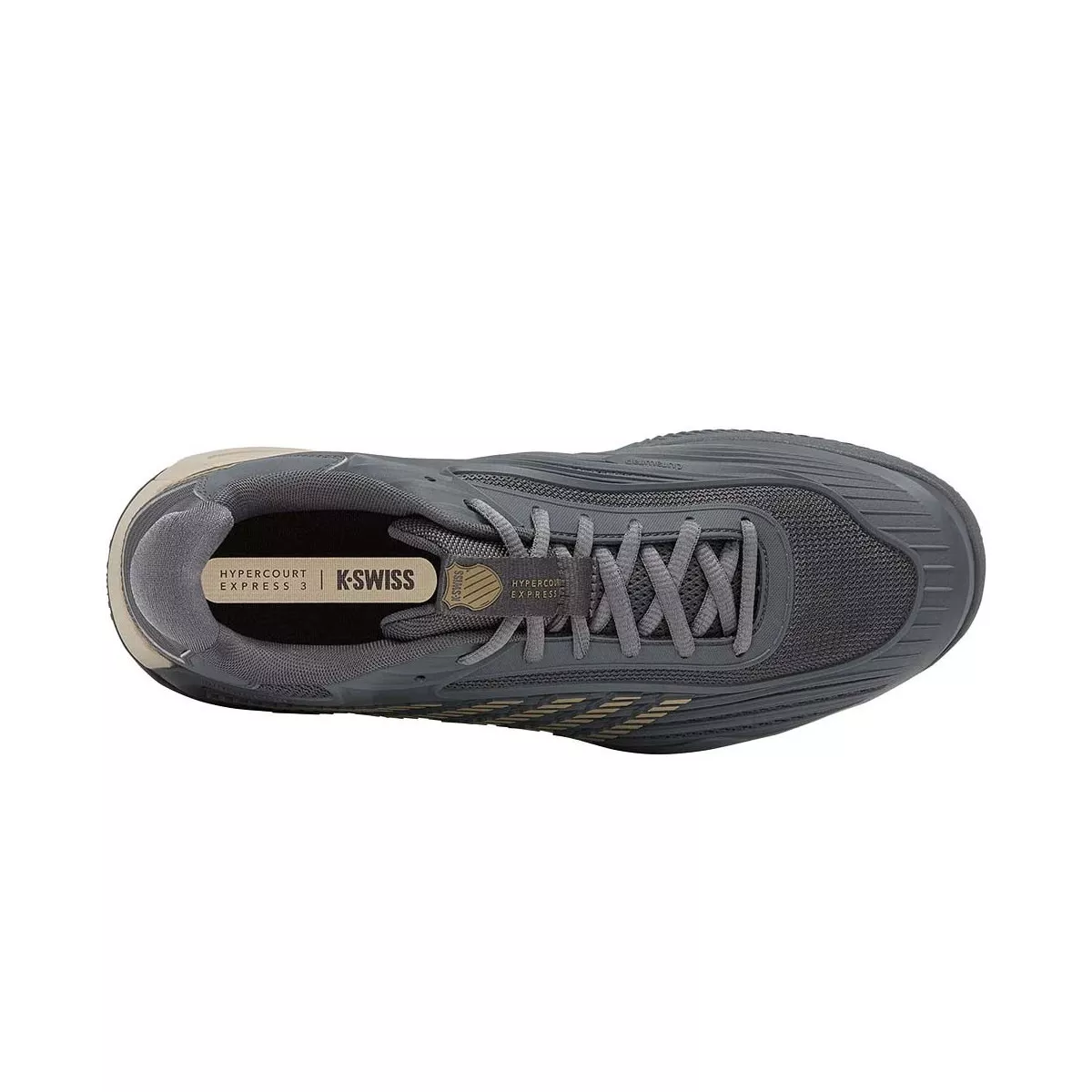 Chaussures K-Swiss Hypercourt Express 3 Terre battue Gris / Kaki