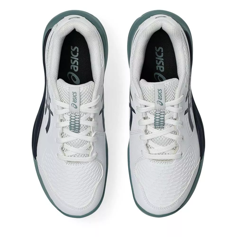 Chaussures Asics Gel Resolution X GS Junior Blanc / Bleu nuit