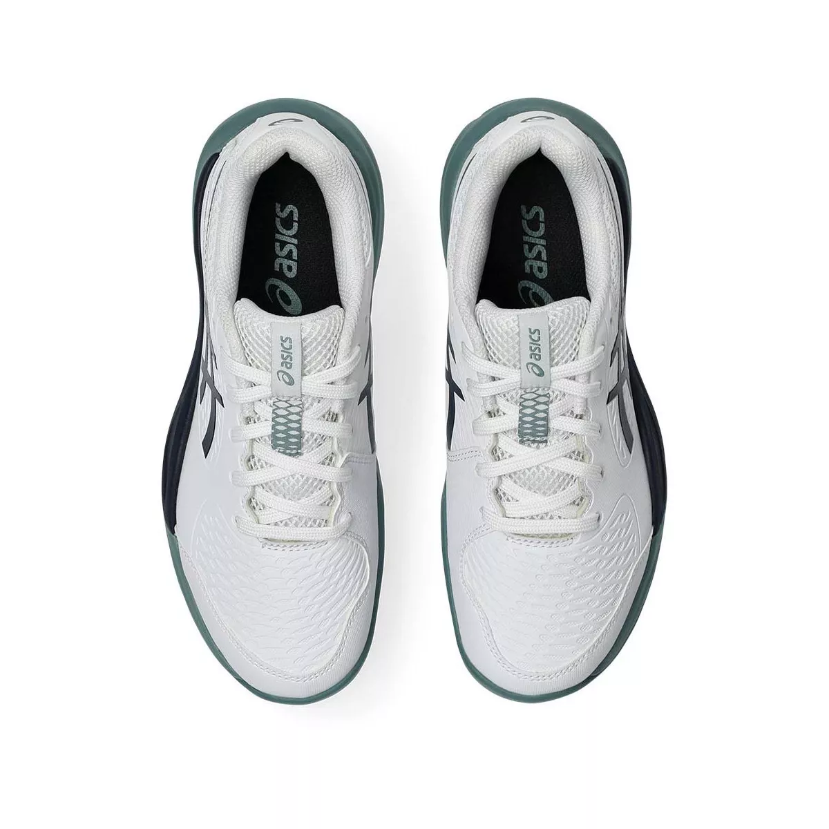 Chaussures Asics Gel Resolution X GS Junior Blanc / Bleu nuit