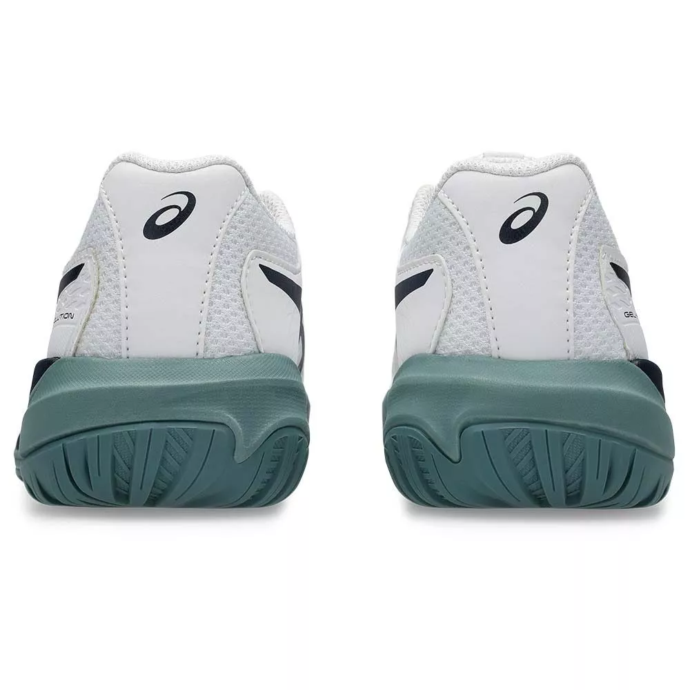 Chaussures Asics Gel Resolution X GS Junior Blanc / Bleu nuit