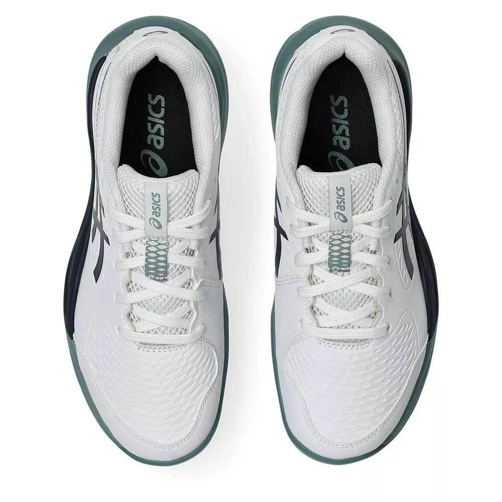 Chaussures Asics Gel Resolution X GS Junior Blanc / Bleu nuit
