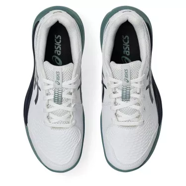 Chaussures Asics Gel Resolution X GS Junior Blanc / Bleu nuit