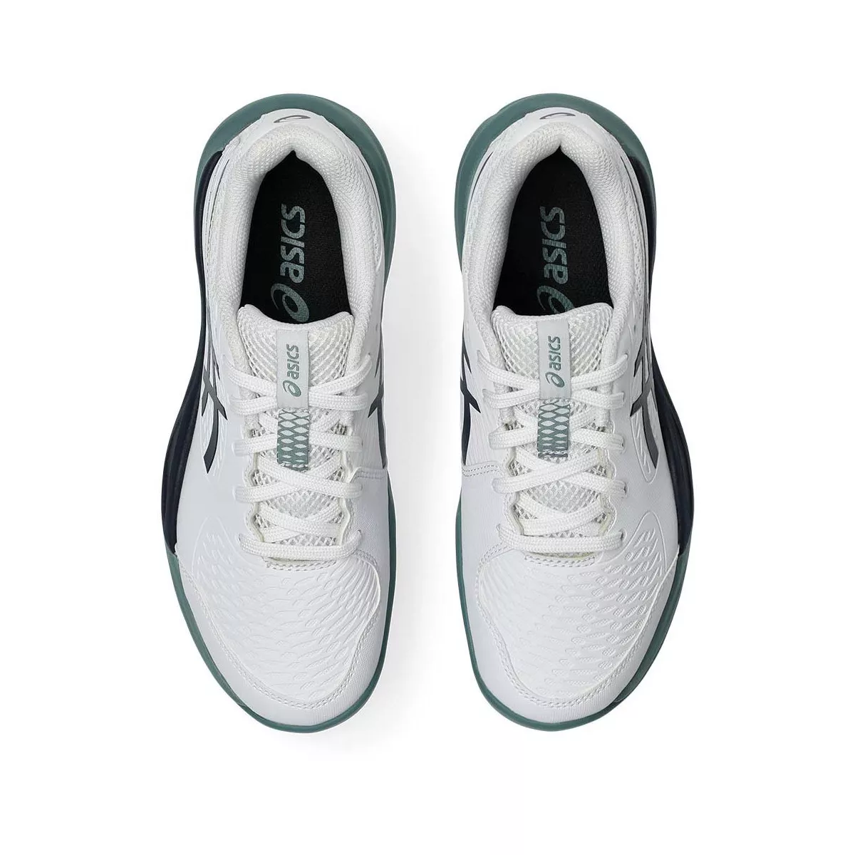 Chaussures Asics Gel Resolution X GS Junior Blanc / Bleu nuit