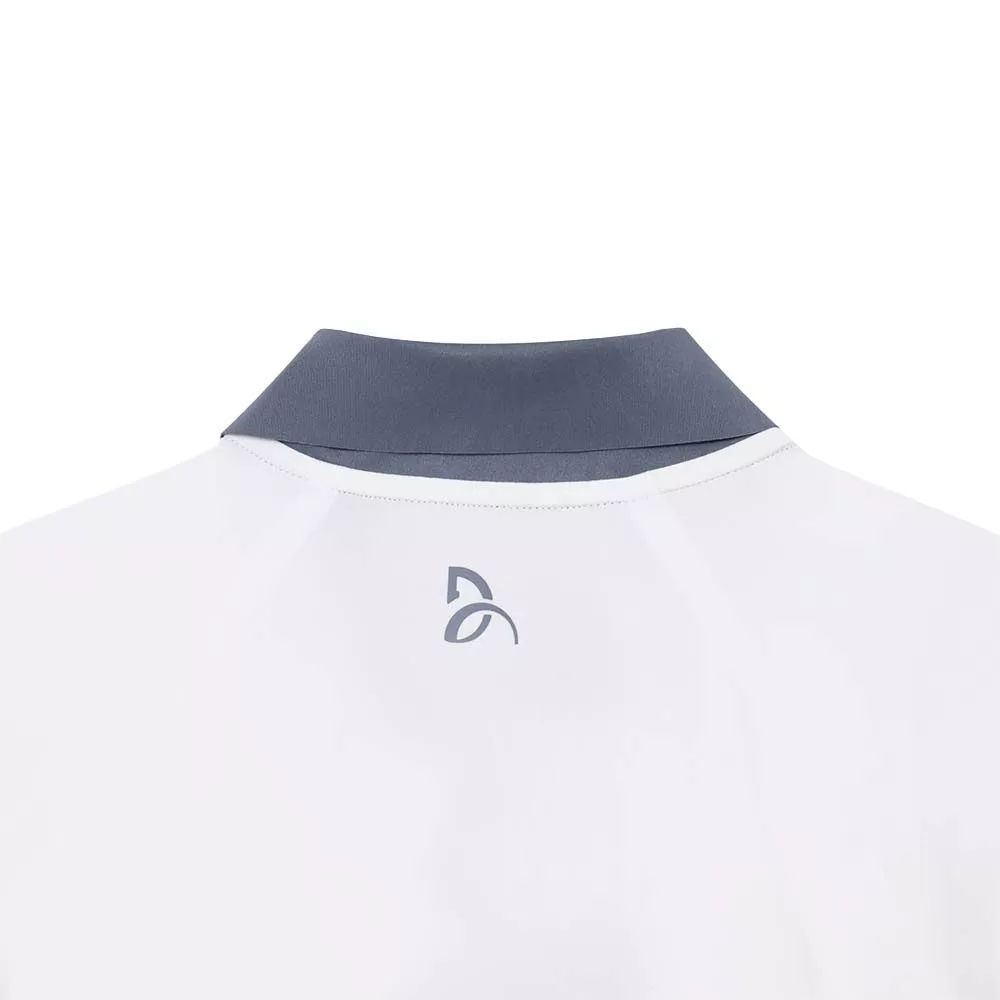 Polo Lacoste Tennis Novak Djokovic On Court Blanc / Gris