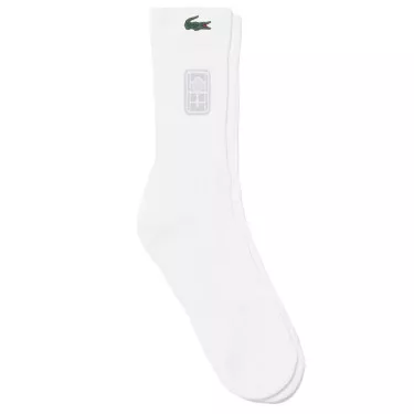 Chaussettes Lacoste Tech Blanc